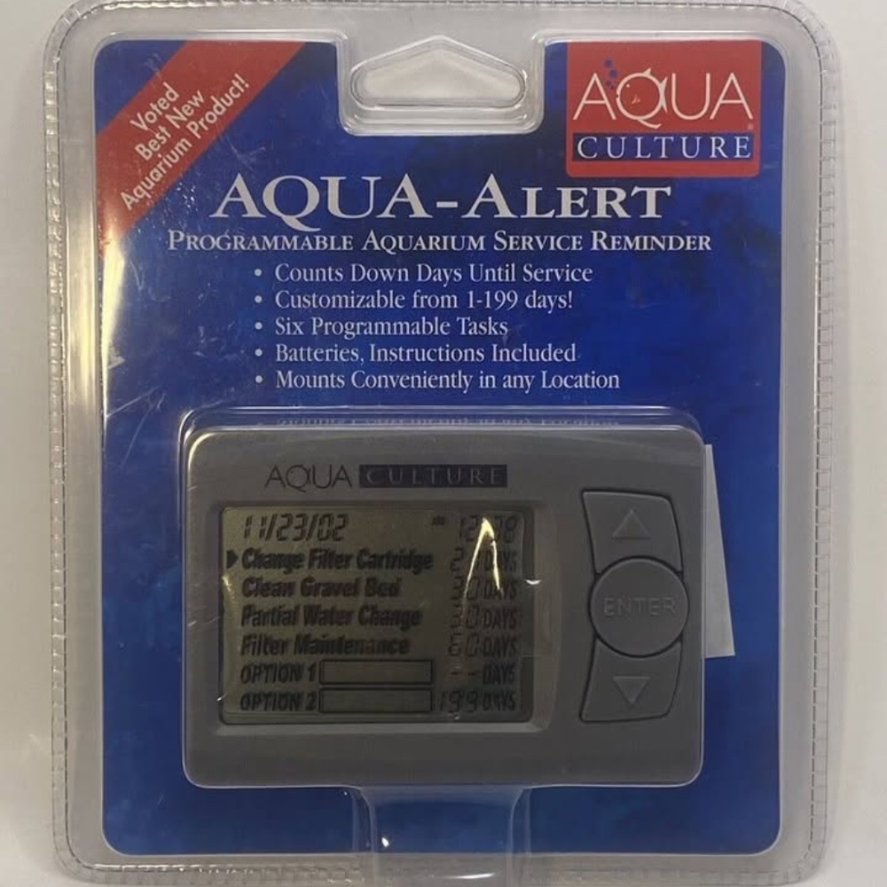 Aqua Reminder Marine Programmable Aquarium Fish Tank Service Alert